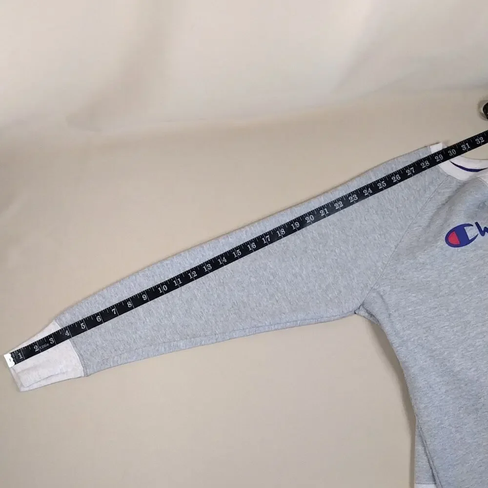 Champion Gray Sportswear Casual Crewneck Athleisure Pullover Loungewear Sweater